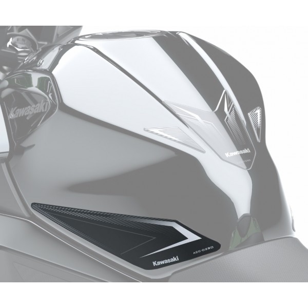 Kawasaki Kawaaski Z400 Knee Pad Set Black (Two Pieces)